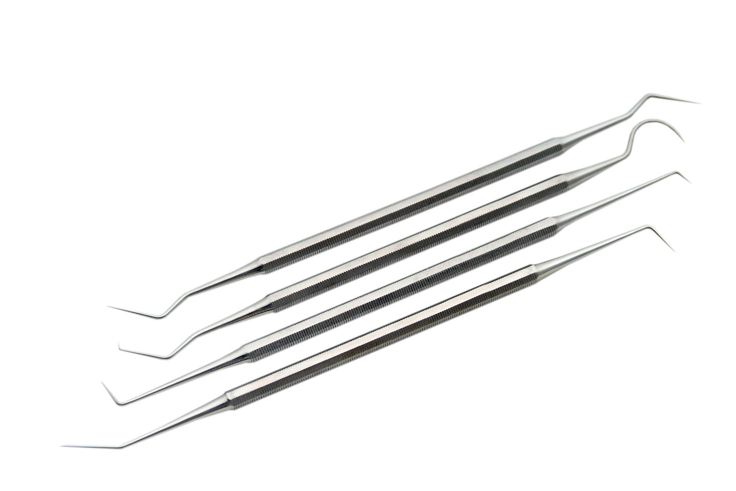 4 PIECE DENTAL PICK SET (STAINLESS STEEL) Rogue Armor USA