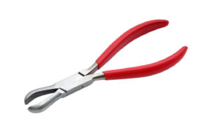Red Stainless Steel 5 inch Ring Holding Plier (Pack Of 2)