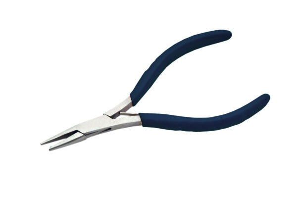 Blue Stainless Steel 5 inch Grip Handle Micro Ring Splitter Plier (Pack Of 2)