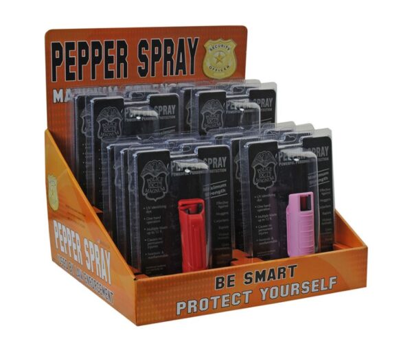 12 Piece Pepper Spray Display