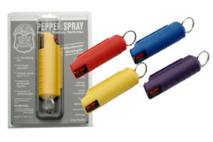 HARD SHELL 1/2 OZ ASSORTED COLORS PEPPER SPRAY