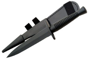 11" BLACK COMMANDO KNIFE