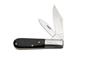 Barlow Stainless Steel Blade | Black Wood Handle 3.5 inch Edc Pocket Folding Knife