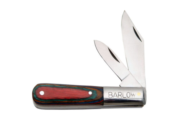 Barlow Stainless Steel Blade | Colorwood Handle 3.5 inch Edc Pocket Folding Knife