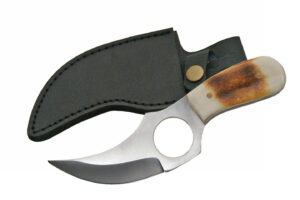 Short Stainless Steel Blade | Bone Handle 6 inch Edc Skinner Knife