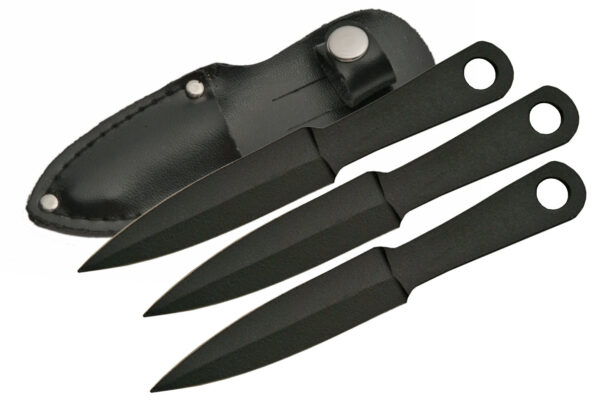 3 PIECE 4.5" LITTLE ARROW THROWING KNIFE SET
