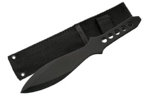 10.5" BLACK THROWING KNIFE