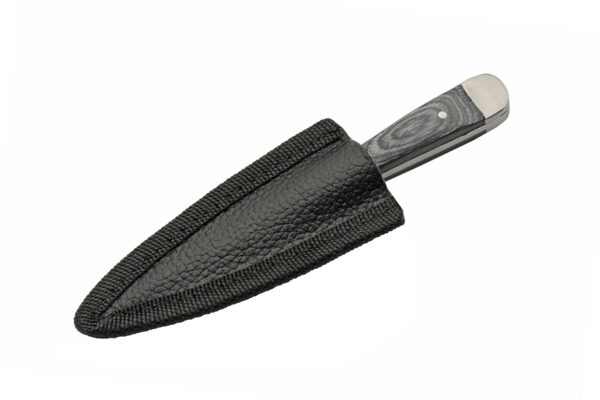 Bosom Stainless Steel Blade Wooden Handle 5.5 inch Edc Dagger Knife