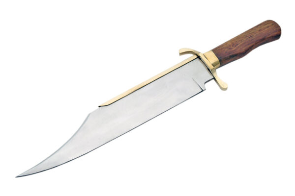 Primitive Stainless Steel Blade | Wooden Handle 19 inch Edc Hunting Bowie Knife