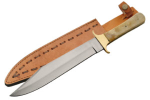 Kentucky Stainless Steel Blade | Bone Handle 15 inch Edc Bowie Knife