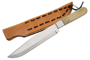 Santa Fe Carbon Steel Blade | Bone Handle 12.5 inch Edc Hunting Knife