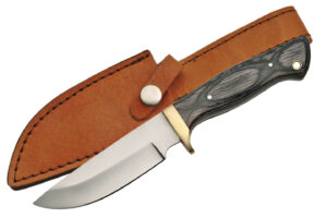Drop Point Stainless Steel Blade | Pakkawood Handle 8.75 inch Edc Skinner Knife