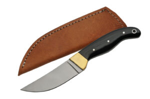 Slim Stainless Steel Blade | Horn Handle 7.75 inch Edc Hunting Knife