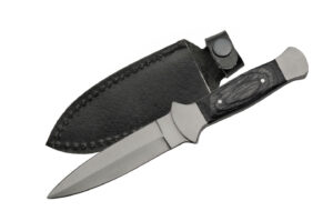 Black Wood Hunting Boot 7.75″ Knife