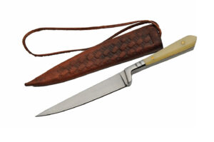 Medieval Stainless Steel Blade | Bone Handle 7 inch Edc Toothpick Knife