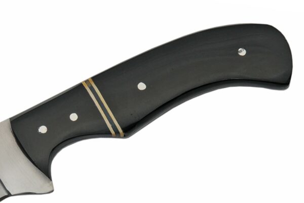 File Work Spine Stainless Steel Blade | Horn Handle 9inch Edc Skinner Knife