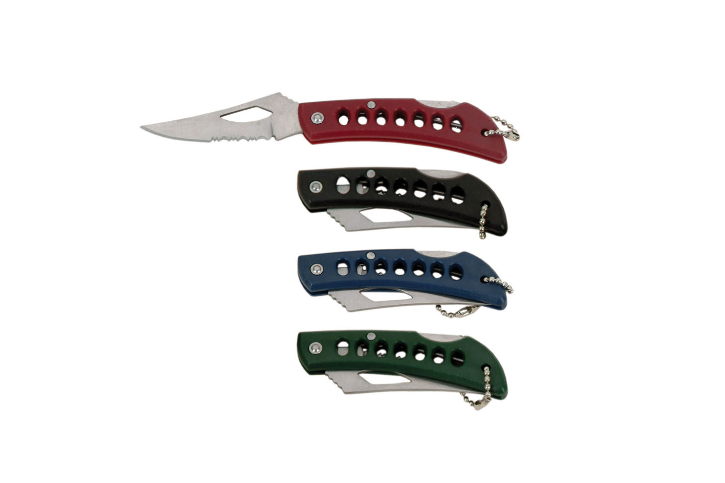 60 Piece Eagle Eye Keychain Knife Jar Stainless Steel 60 Piece Eagle Eye Keychain Knife Jar Stainless Steel