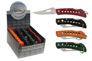 Assorted Keychain 3 inch Pocket Knives  36 Piece Cardboard Display | Case