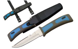 9" BLUE DIVER'S KNIFE