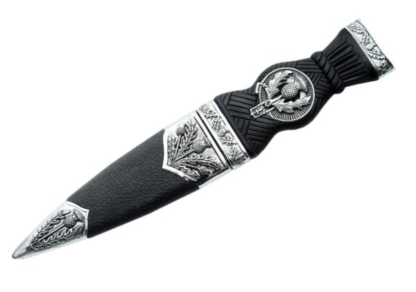 Ceremonial Scottish Stainless Steel Blade | Metal Handle 10.5 inch Dirk Knife