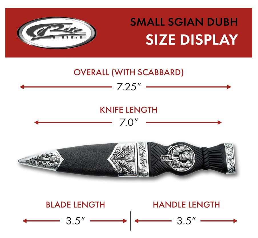 7.25″ Sgian Dubh Dirk Knife Wit Scabbard 7.25″ Sgian Dubh Dirk Knife Wit Scabbard