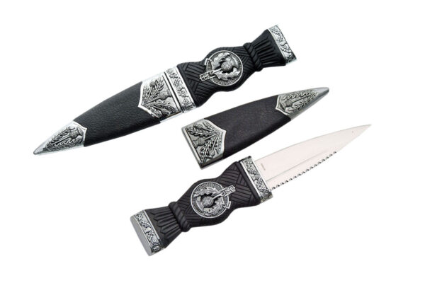 Ceremonial Scottish Stainless Steel Blade | Decorative Handle 7.25 inch Edc Scottish Dirk Knife