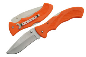 Orange Big Boy Stainless Steel Blade | Abs Handle 5 inch Edc Pocket Folding Knife