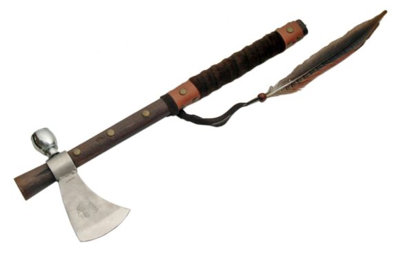 Tomahawk Peace Pipe Stainless Steel Blade | Wooden Handle 18.5 inch Axe
