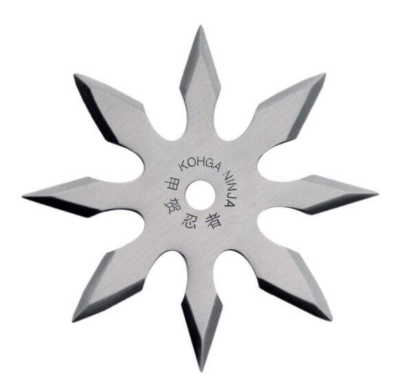 Silver Stainless Steel 4 inch | 8 Point Throwing Star