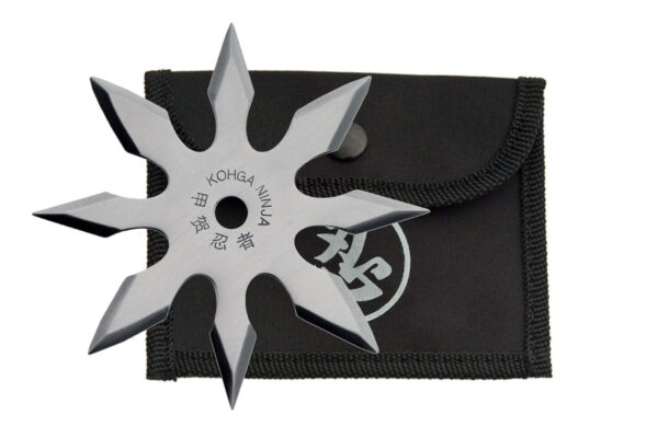 Silver Stainless Steel 4 inch | 8 Point Throwing Star
