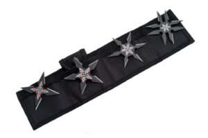 Black Stainless Steel 2.5 inch | 4 piece Throwing Star Set