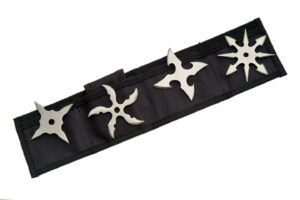 Silver Stainless Steel 2.5 inch | 4 piece Throwing Star Set