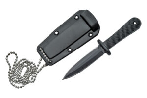 Black Stainless Steel Blade | Abs Handle 5.5 inch Neck Knife