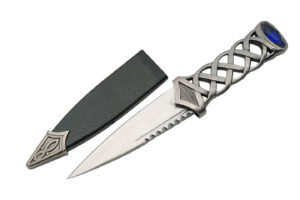 Scottish Highlander Stainless Steel Blade | Metal Handle 7 inch Dagger Knife