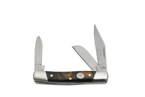 Stockman Stainless Steel Blade | Black Pearl Handle 2.75 inch Edc Pocket Folding Knife