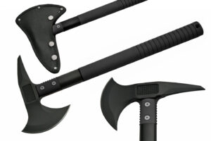 Fire Fighter Stainless Steel Blade | Rubber Handle 17 inch Hatchet