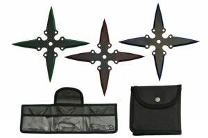 Black Stainless Steel 3 inch | 3 piece Throwing Star Set