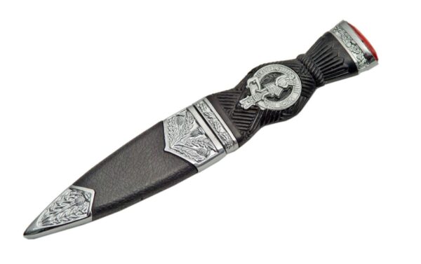 Piper Stainless Steel Blade | Black & Silver Finish Handle 7.25 inch Edc Dirk Knife