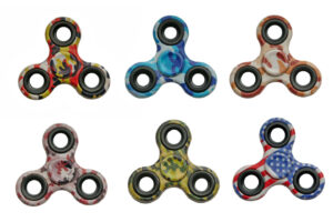 ASSORTED DESIGNED SPINNERS (Pack Of 6)