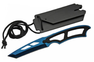 Blue Stainless Steel Blade | Abs Handle 7.5 inch Neck Knife