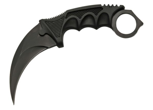 Black Stainless Steel Blade | Abs Handle 7.5 inch Edc Karambit Knife
