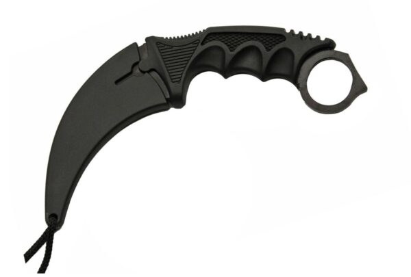 Black Stainless Steel Blade | Abs Handle 7.5 inch Edc Karambit Knife