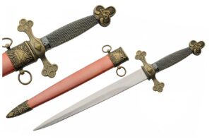 Red Masonic Dagger 15″ Stainless Steel Blade