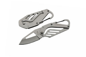 3" STAINLESS STEEL TOOL CARABINER FOLDER