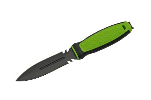 9.25" GREEN DIVERS KNIFE