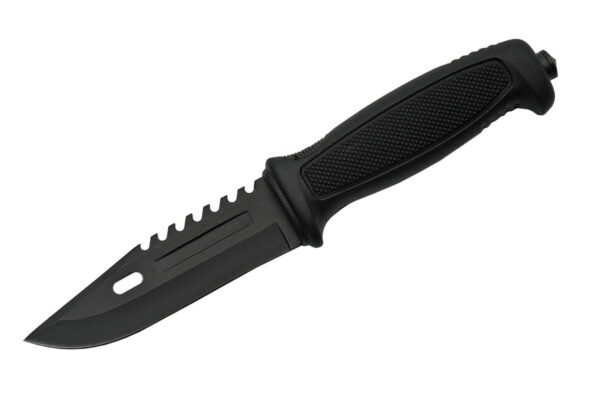 9.25" BLACK TACTICAL FIELD KNIFE