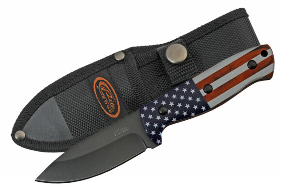 Stars & Stripes Stainless Steel Blade | Plastic Handle 7.25 inch Edc Hunting Knife