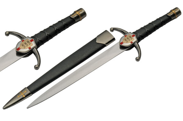 Royal Arms Stainless Steel Blade | Zinc Alloy Handle 15 inch Dagger Knife