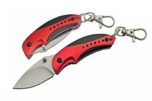 3" RED CAMPER KNIFE