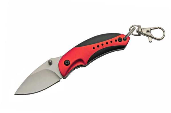 3" RED CAMPER KNIFE